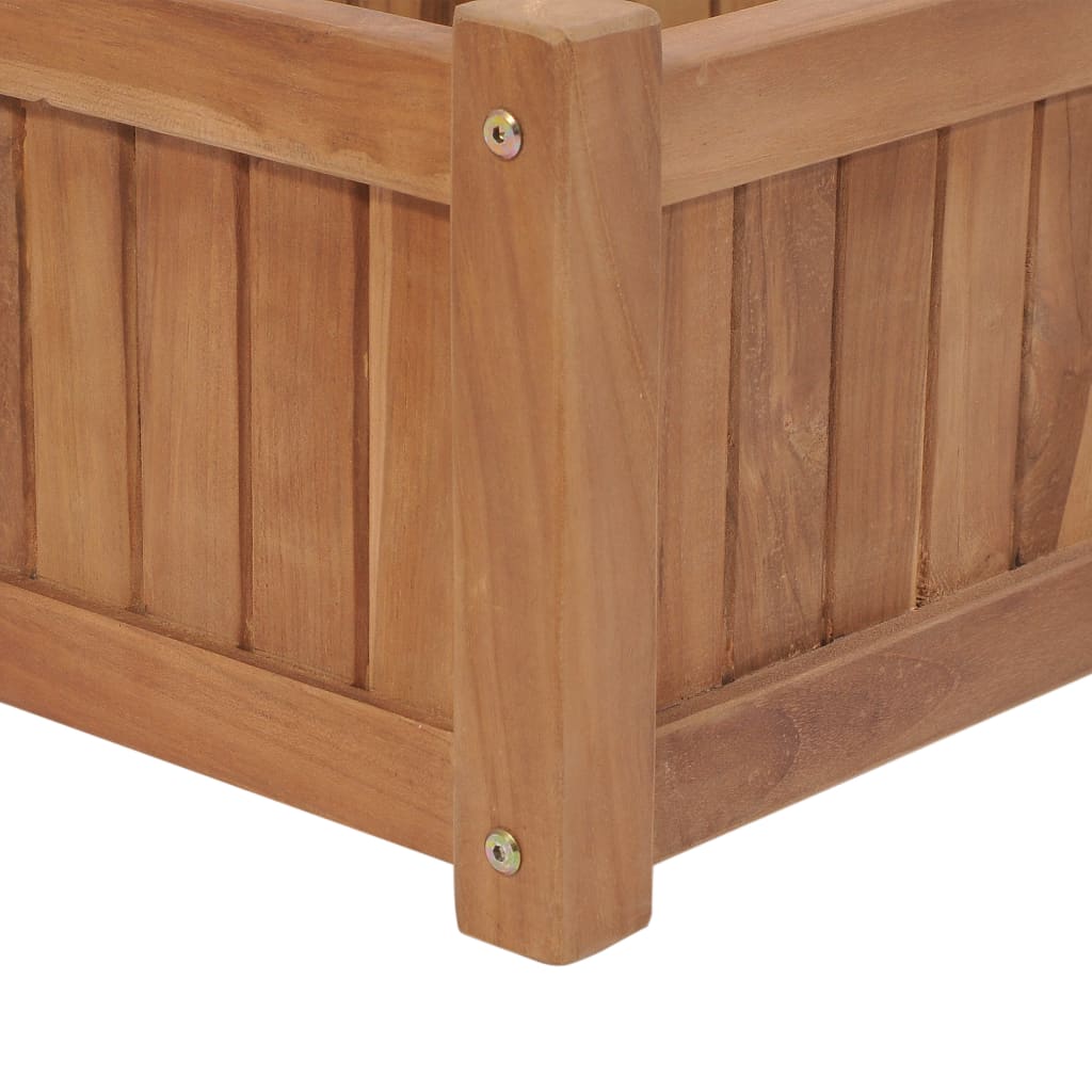 vidaXL Raised Bed 78.7"x11.8"x9.8" Solid Wood Teak