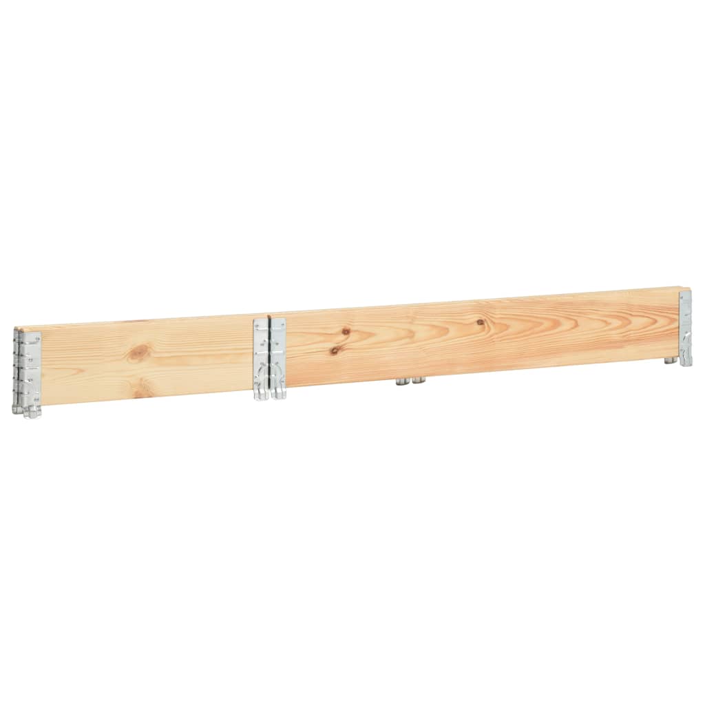 vidaXL Pallet Collar 19.7"x59.1" Solid Pine Wood