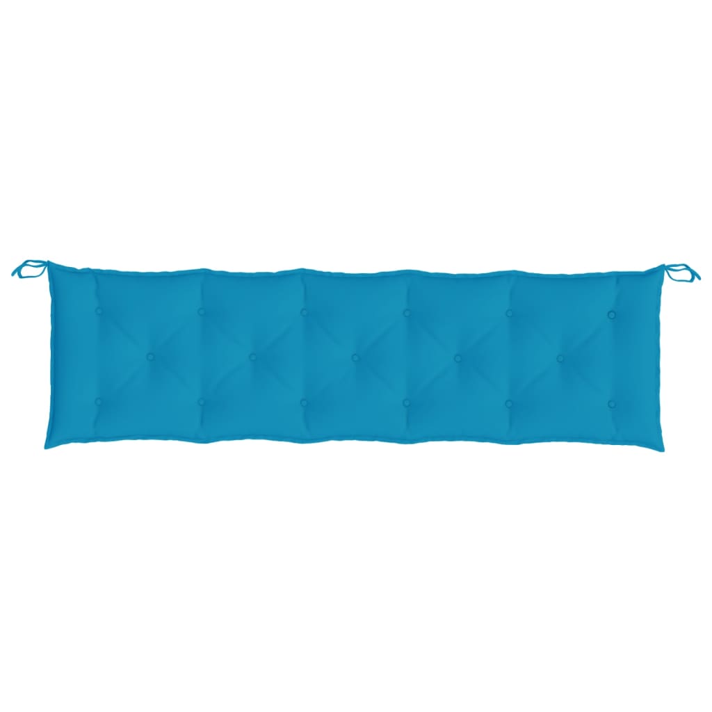 vidaXL Garden Bench Cushion Light Blue 70.9"x(19.7"+19.7")x2.8" Oxford Fabric