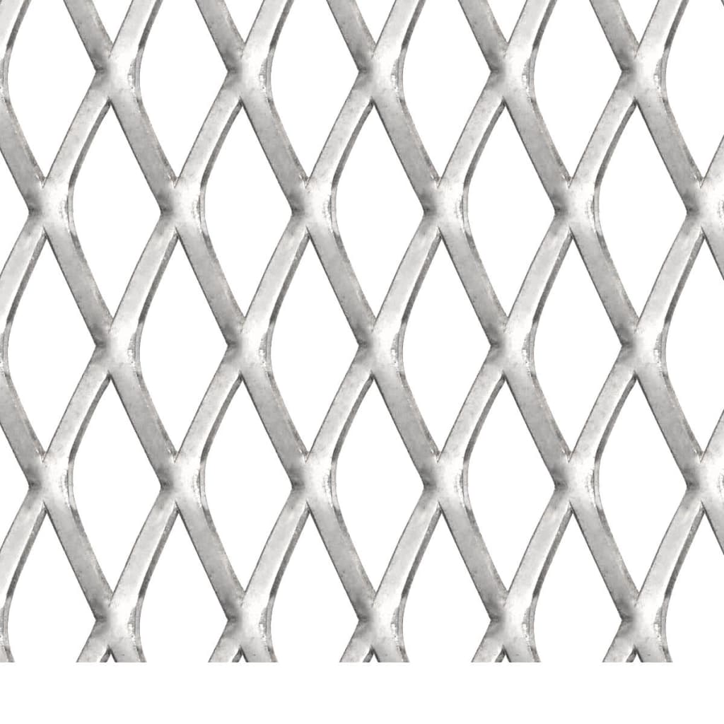 vidaXL Garden Wire Fence Stainless Steel 39.4"x33.5" 0.8"x0.4"x0.1"