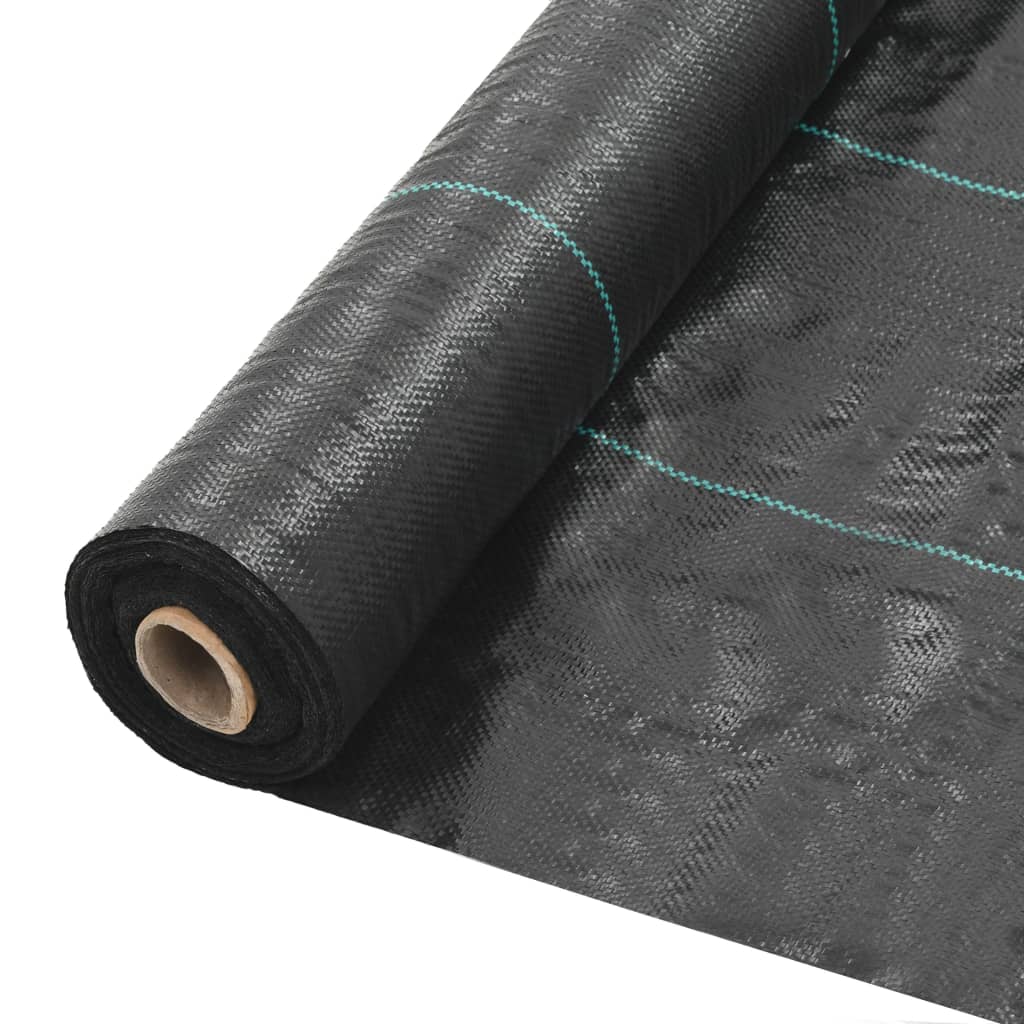 vidaXL Weed & Root Control Mat PP 6.6'x32.8' Black