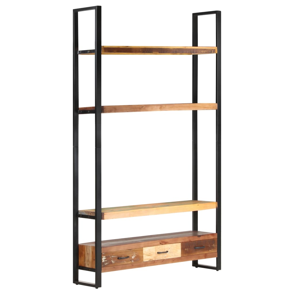 vidaXL Bookshelf 46.5"x11.8"x78.7" Solid Reclaimed Wood