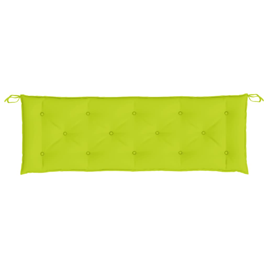 vidaXL Garden Bench Cushion Bright Green 59.1"x19.7"x2.8" Oxford Fabric