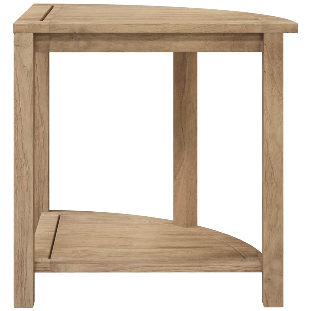 vidaXL Bathroom Side Table 17.7"x17.7"x17.7" Solid Wood Teak