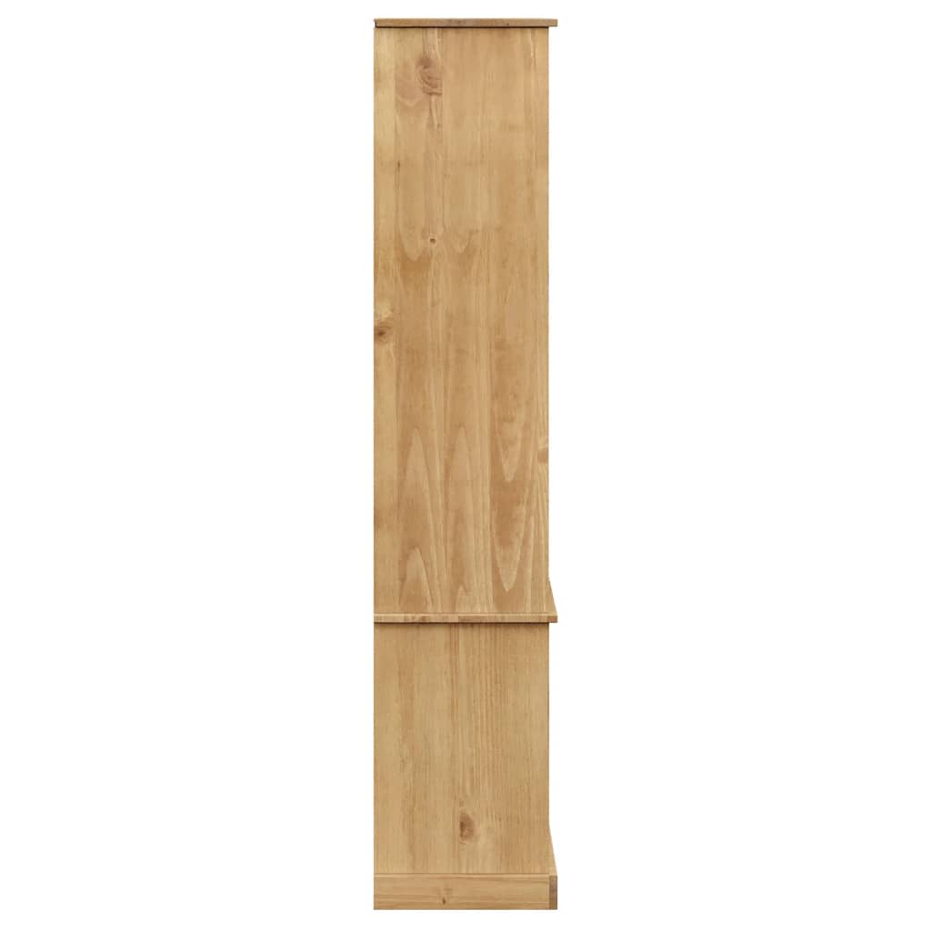 vidaXL Bookcase VIGO 33.5"x13.8"x66.9" Solid Wood Pine