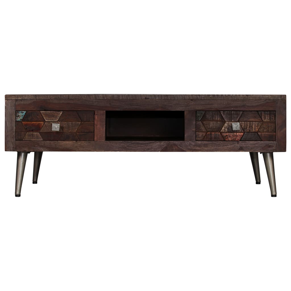 vidaXL Coffee Table Solid Reclaimed Wood 39.3"x23.6"x13.7"