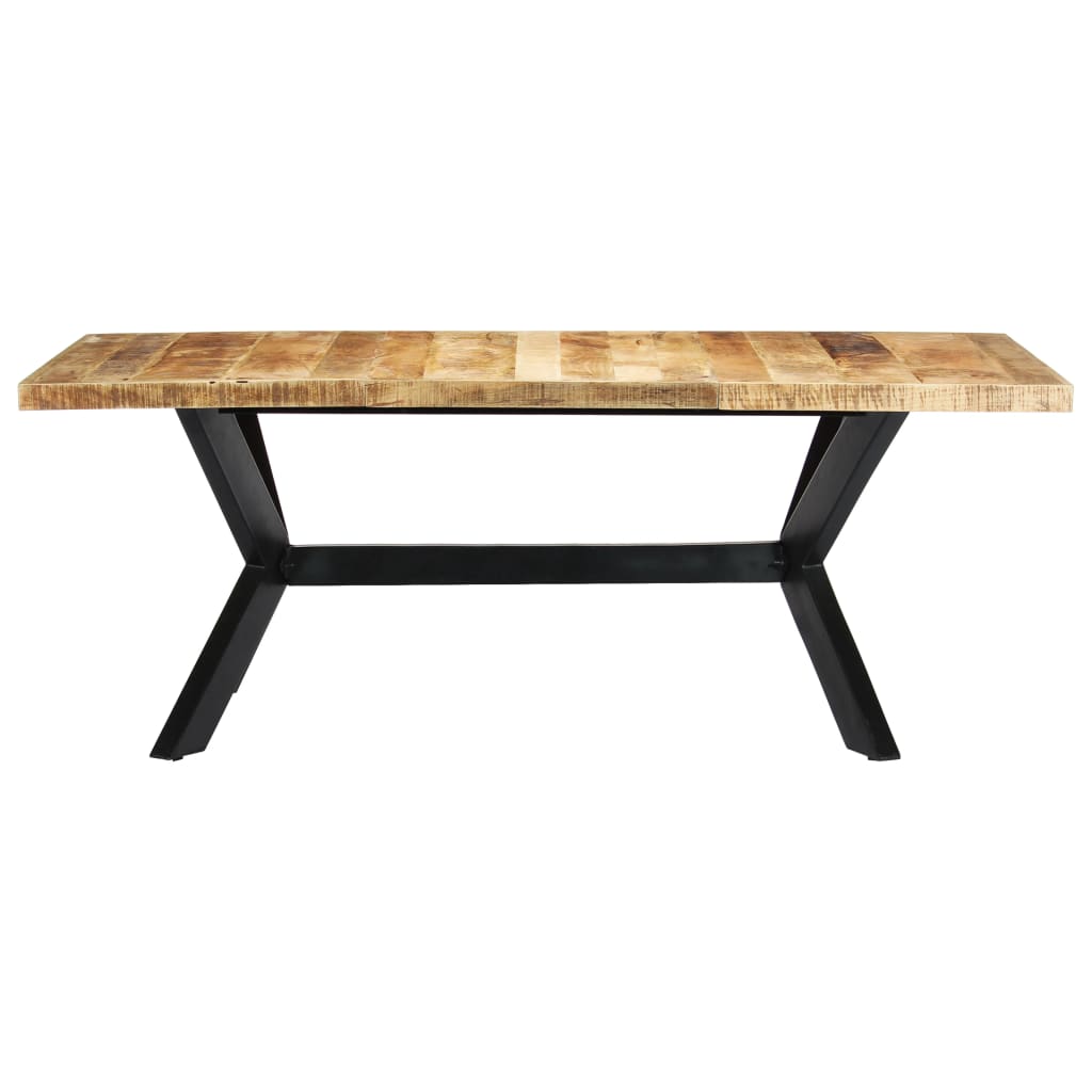 vidaXL Dining Table 78.7"x39.4"x29.5" Solid Mango Wood