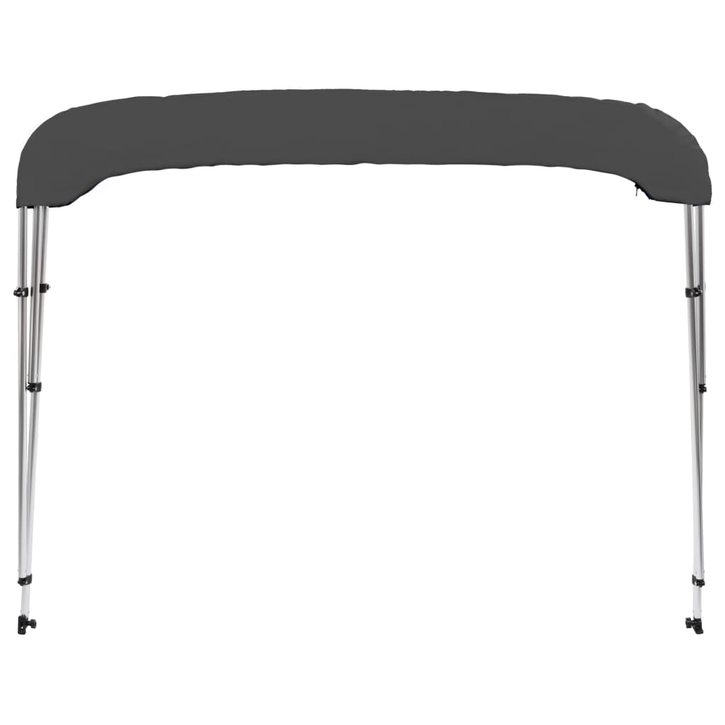 vidaXL 3 Bow Bimini Top Anthracite 72"x55.1"x53.9"