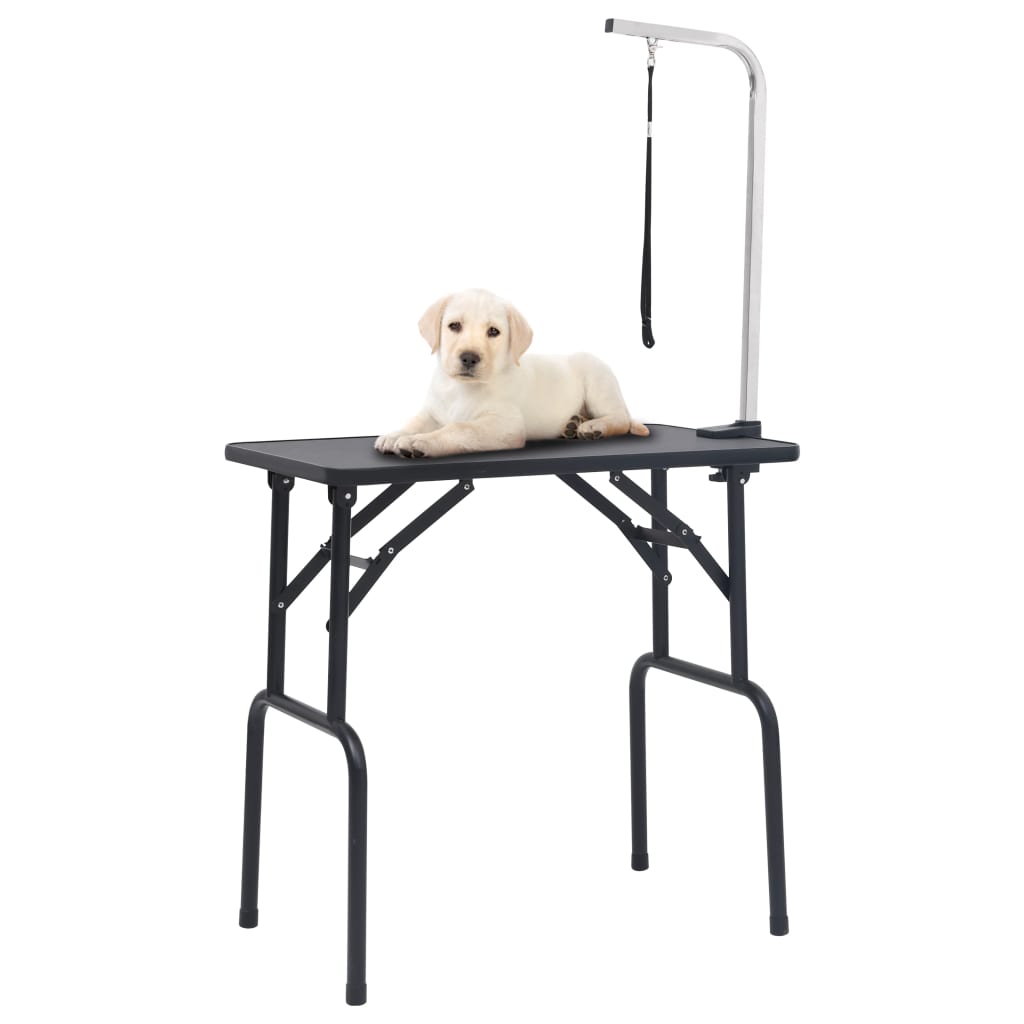 vidaXL Adjustable Dog Grooming Table with 1 Loop