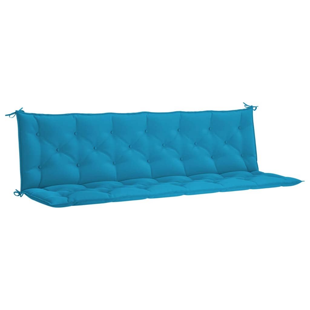 vidaXL Garden Bench Cushion Light Blue 78.7"x(19.7"+19.7")x2.8" Oxford Fabric