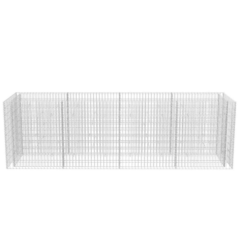 vidaXL Gabion Raised Bed Steel 141.7"x35.4"x39.4"