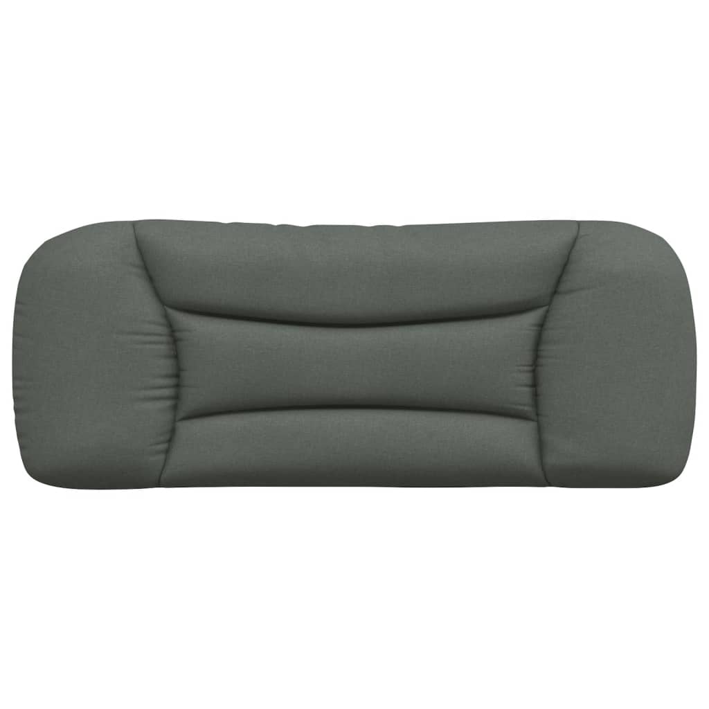 vidaXL Headboard Cushion Dark Gray 39.4" Fabric