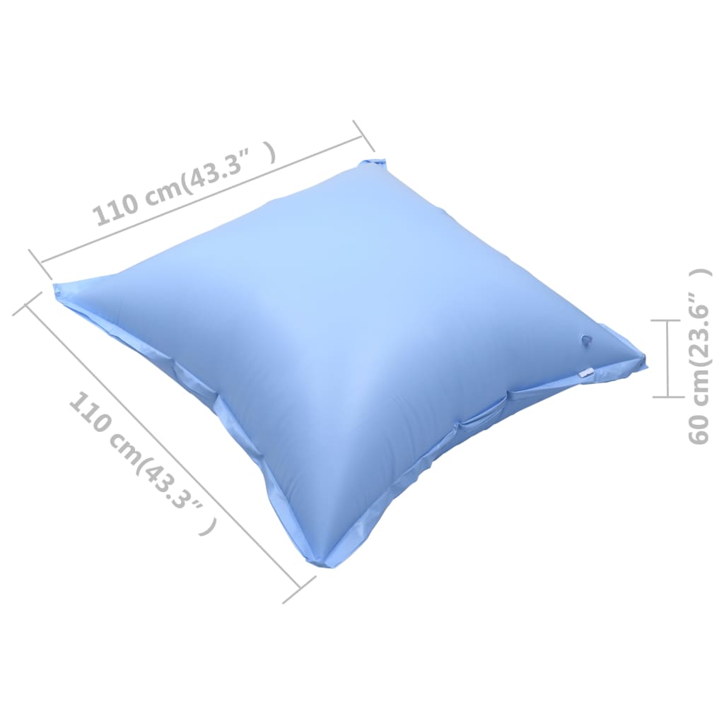 vidaXL Inflatable Winter Air Pillows for Above-Ground Pool Cover 10 pcs PVC