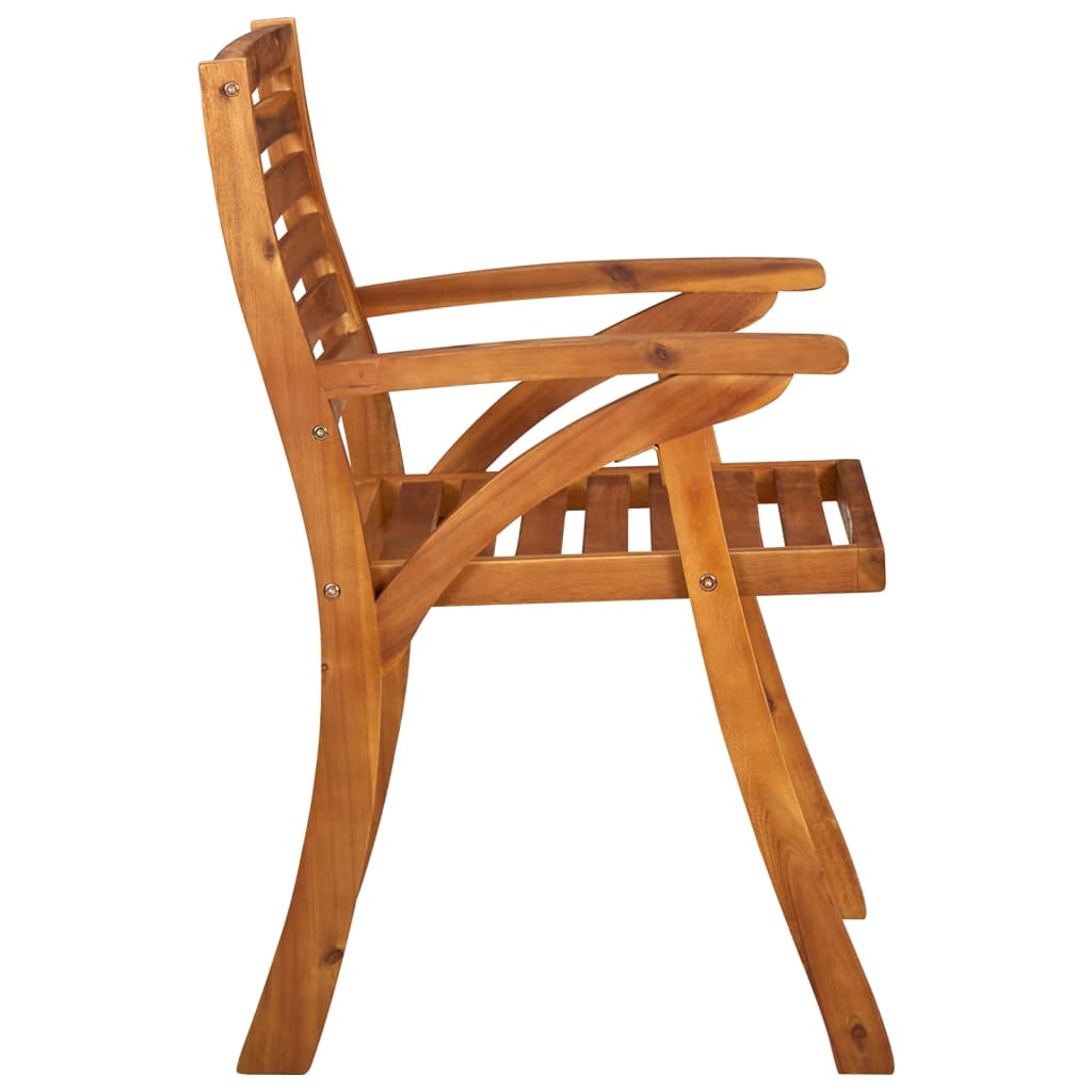 vidaXL Patio Chairs 8 pcs Solid Acacia Wood