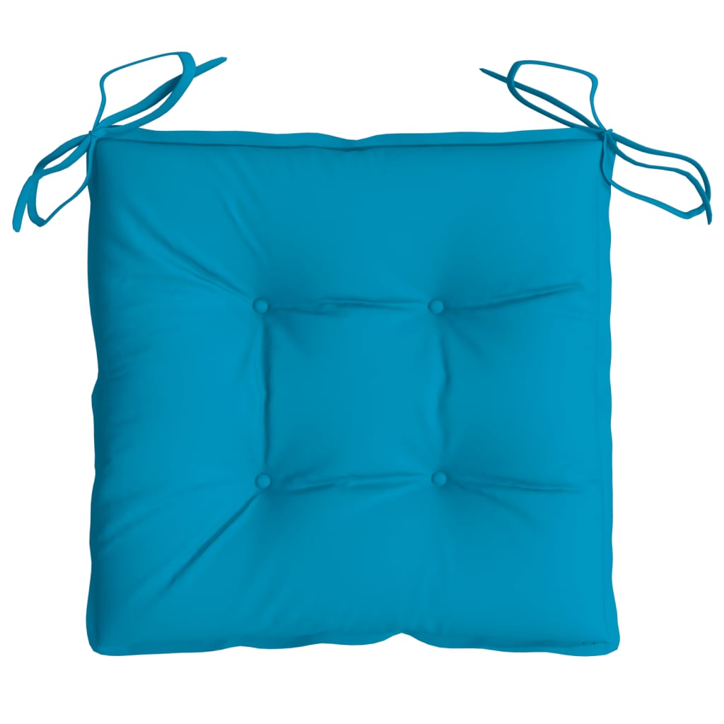 vidaXL Pallet Cushions 2 pcs Light Blue 19.7"x19.7"x2.8" Oxford Fabric