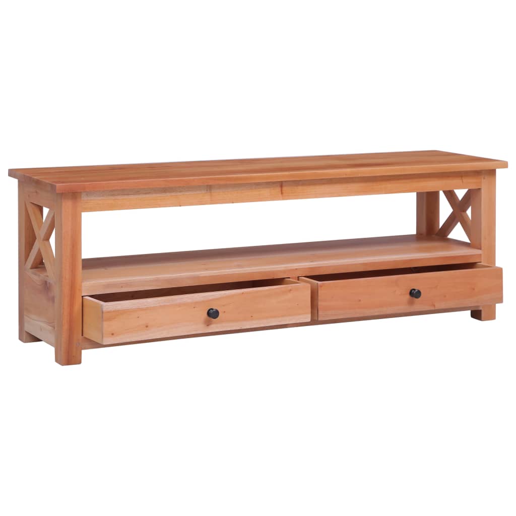 vidaXL TV Stand 47.2"x11.8"x15.7" Solid Wood Mahogany