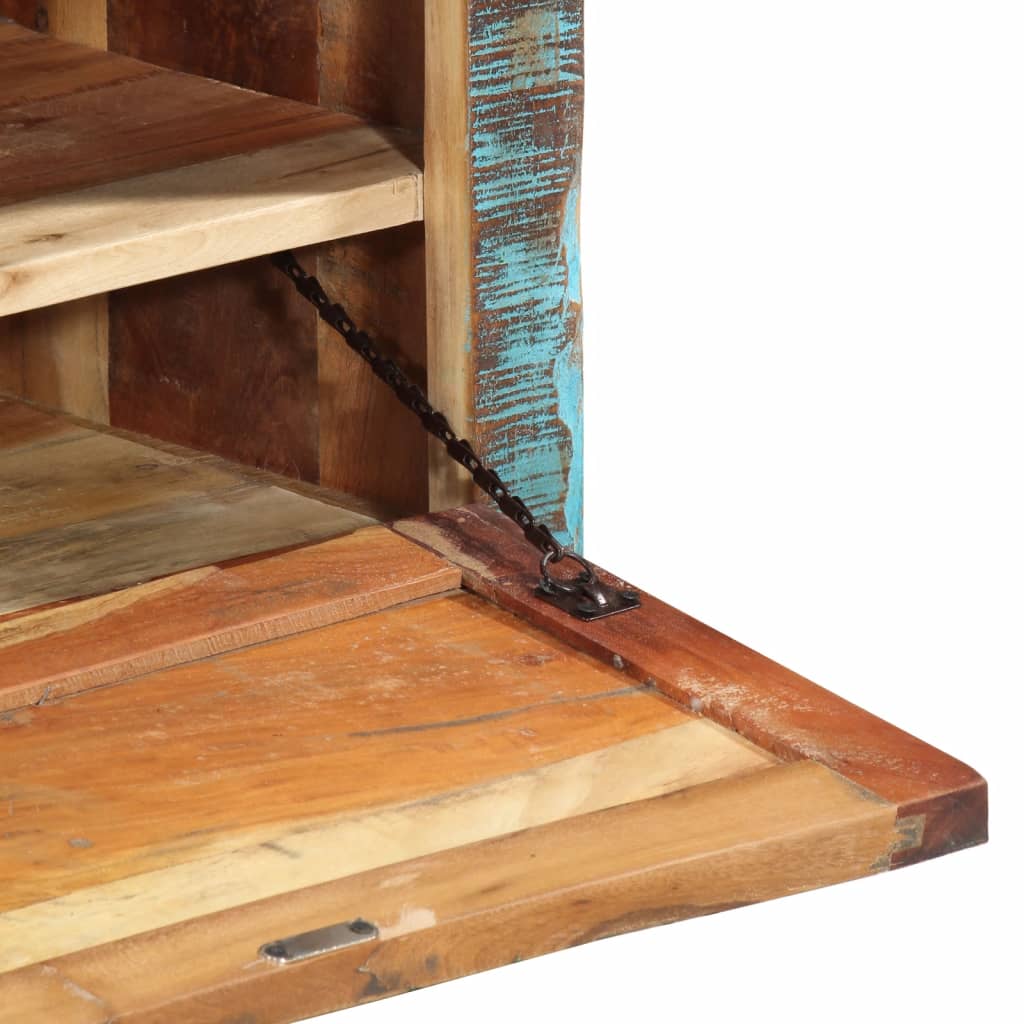 vidaXL Shoe Storage Bench Solid Reclaimed Wood