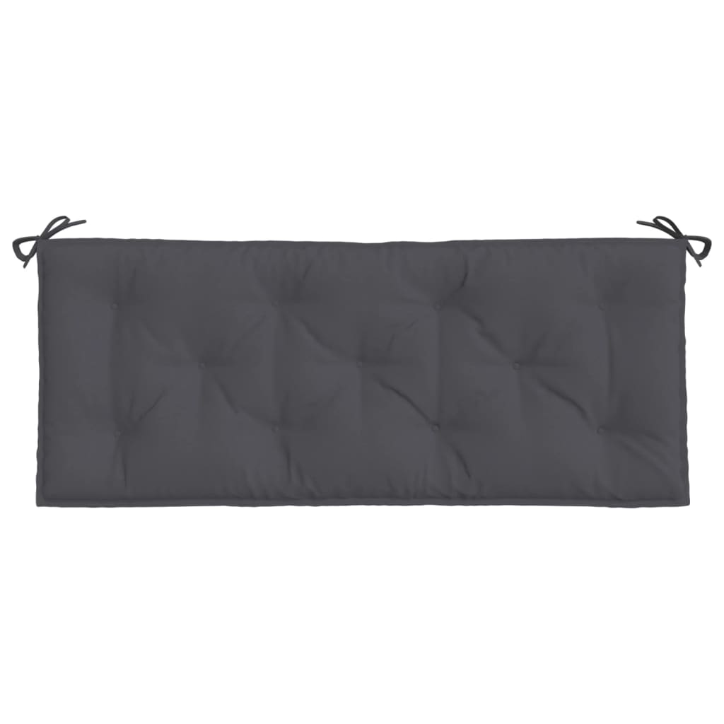 vidaXL Garden Bench Cushion Anthracite 47.2"x(19.7"+19.7")x2.8" Oxford Fabric