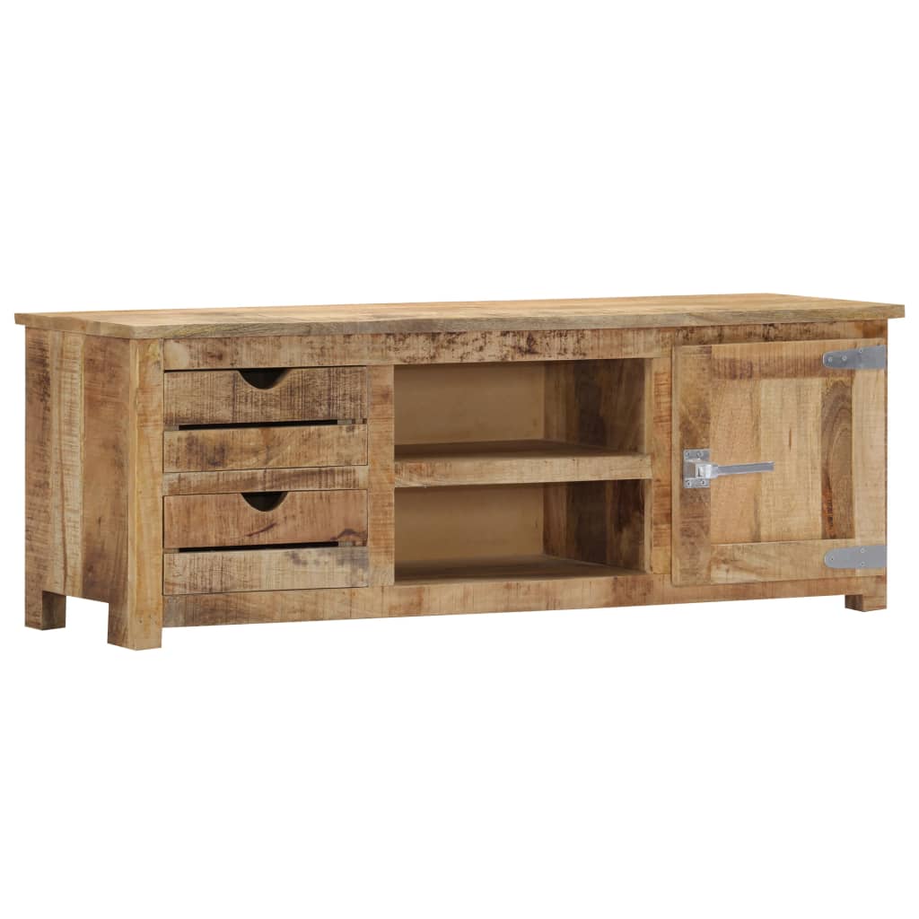 vidaXL TV Stand 47.2"x11.8"x15.7" Solid Wood Mango