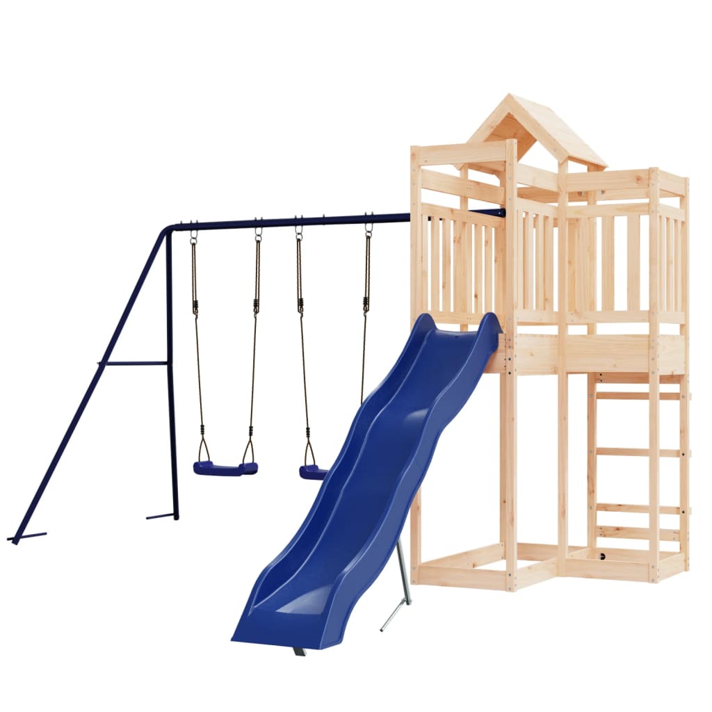 vidaXL Outdoor Playset Solid Wood Pine