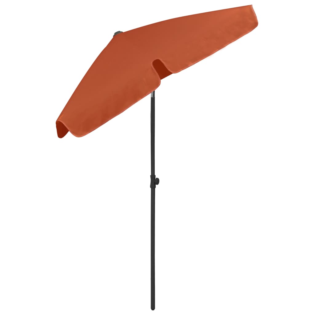 vidaXL Beach Parasol Terracotta 70.9"x47.2"