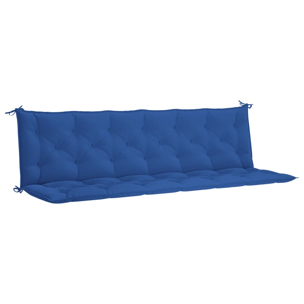 vidaXL Garden Bench Cushions 2pcs Blue 78.7"x19.7"x2.8" Oxford Fabric