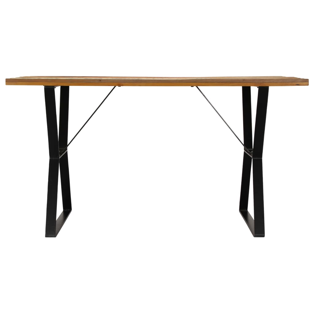 vidaXL Dining Table 55.1"x31.5"x29.9" Solid Reclaimed Wood