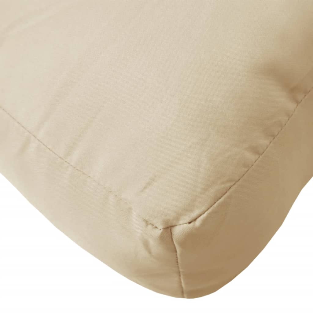 vidaXL Pallet Cushions 3 pcs Beige Oxford Fabric