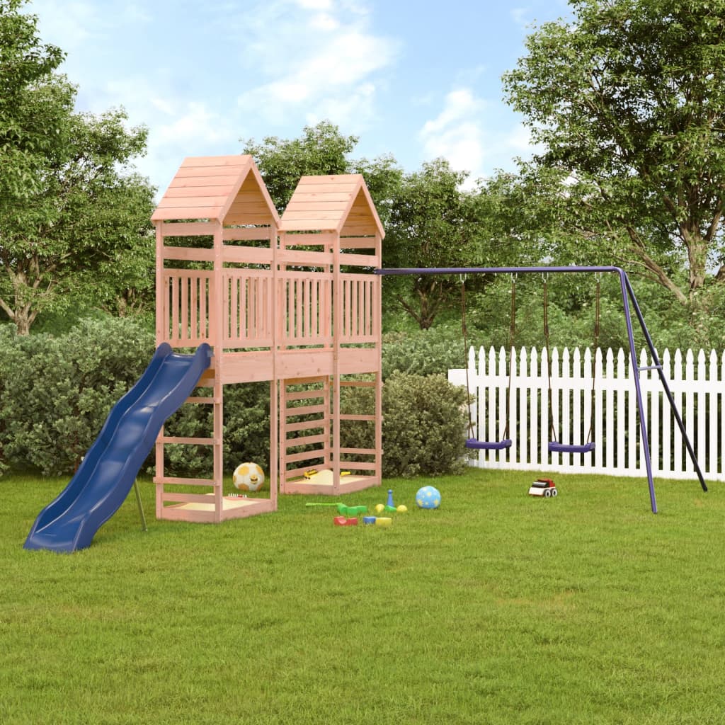 vidaXL Outdoor Playset Solid Wood Douglas