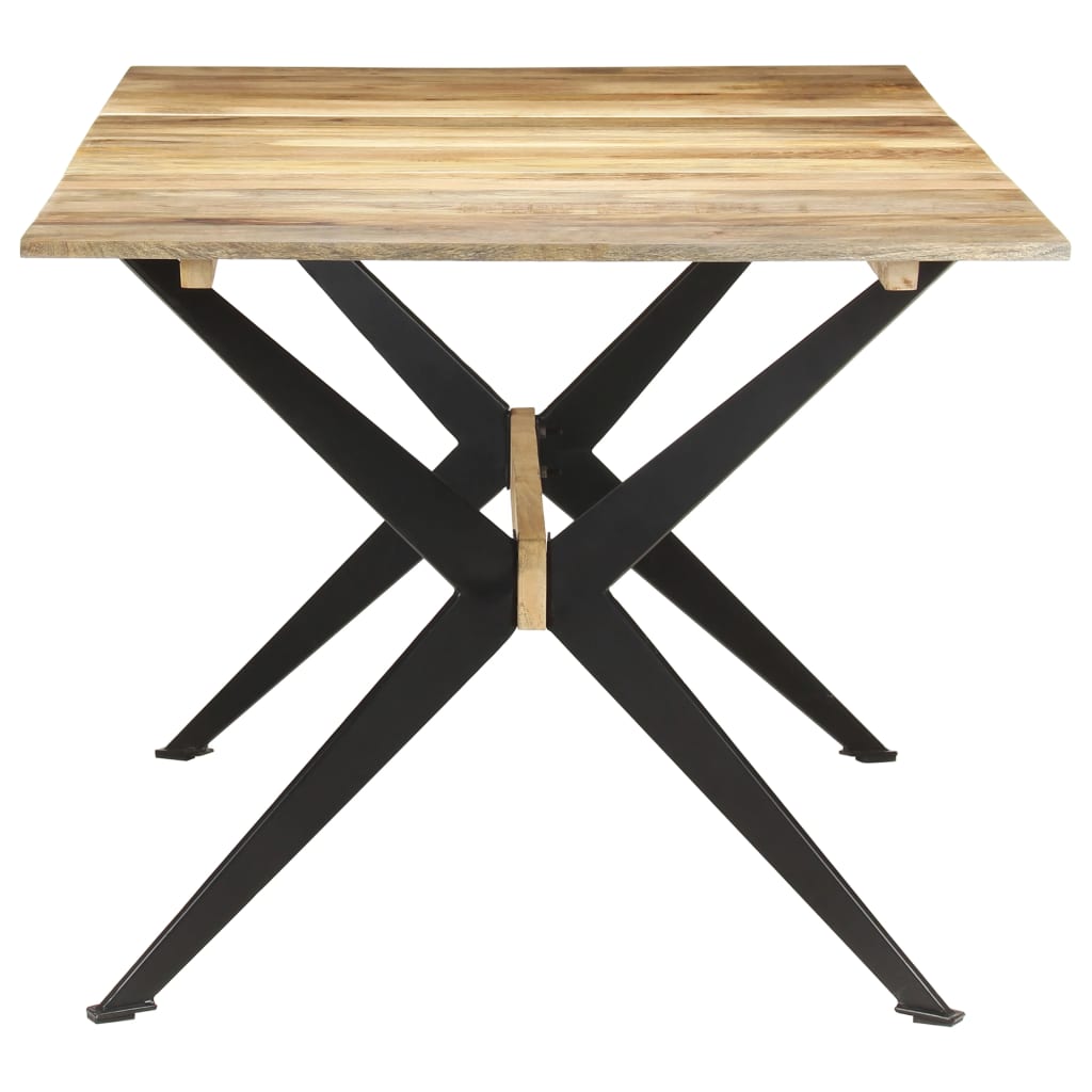 vidaXL Dining Table 70.9"x35.4"x29.9" Solid Mango Wood