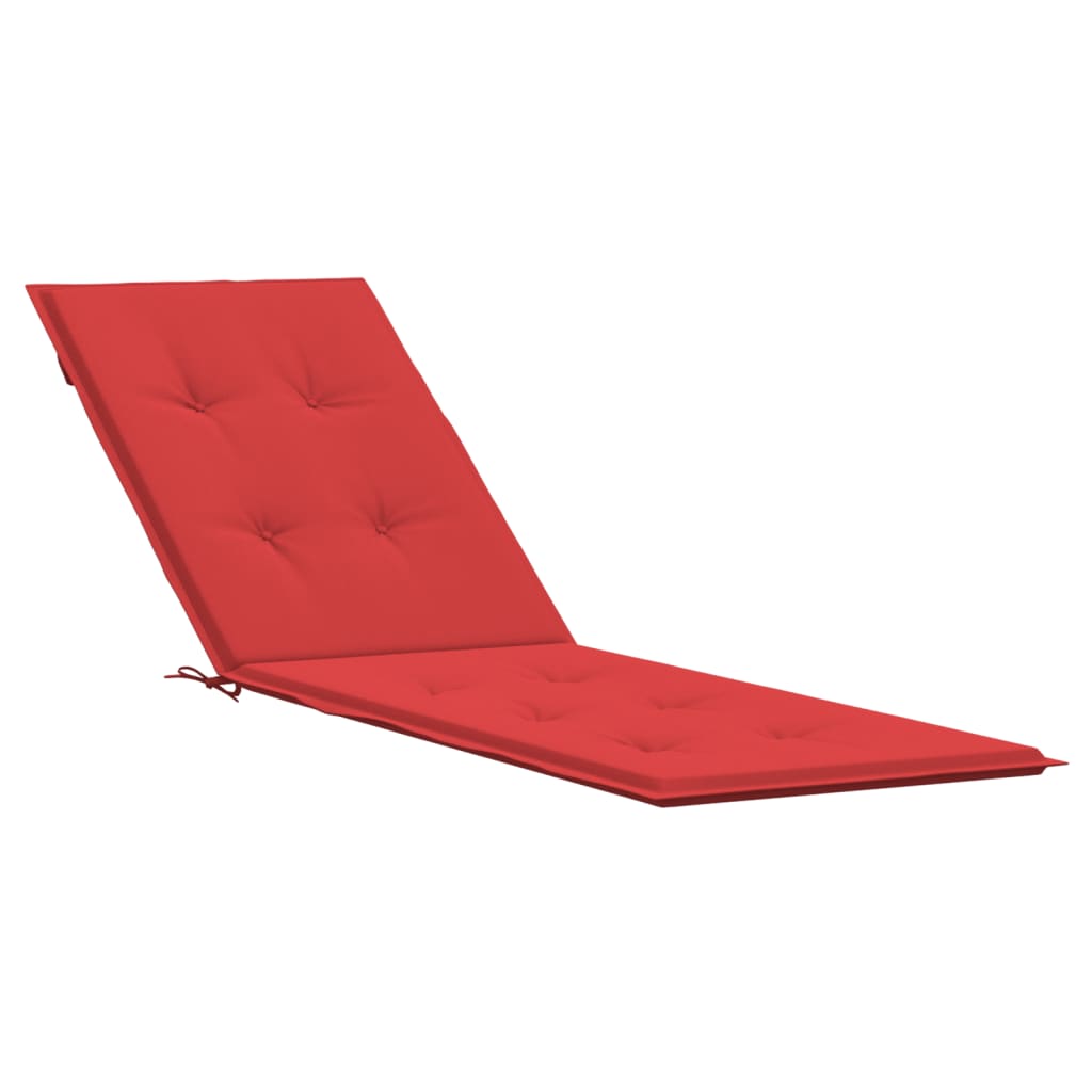 vidaXL Deck Chair Cushion Red (29.5"+41.3")x19.7"x1.6"