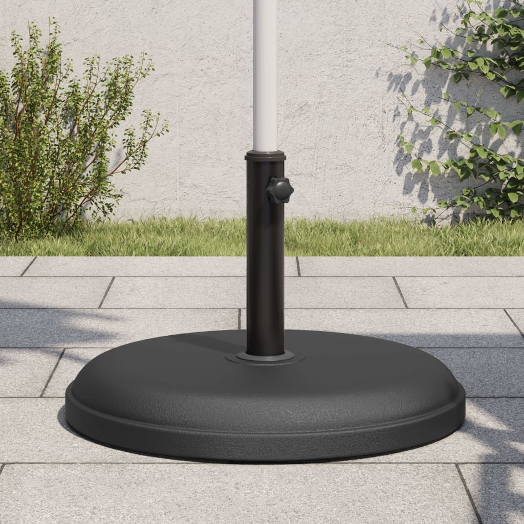 vidaXL Parasol Base for Ø1.3"/1.4"/1.5" Poles 55.1 lb Round