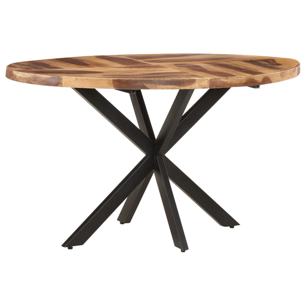 vidaXL Dining Table 55.1"x31.5"x29.5" Solid Acacia Wood