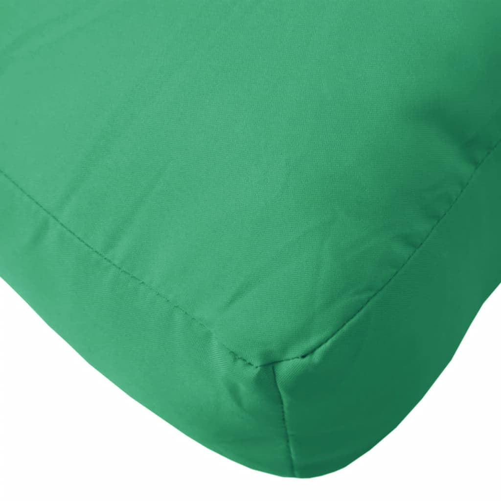 vidaXL Pallet Cushions 2 pcs Green Oxford Fabric