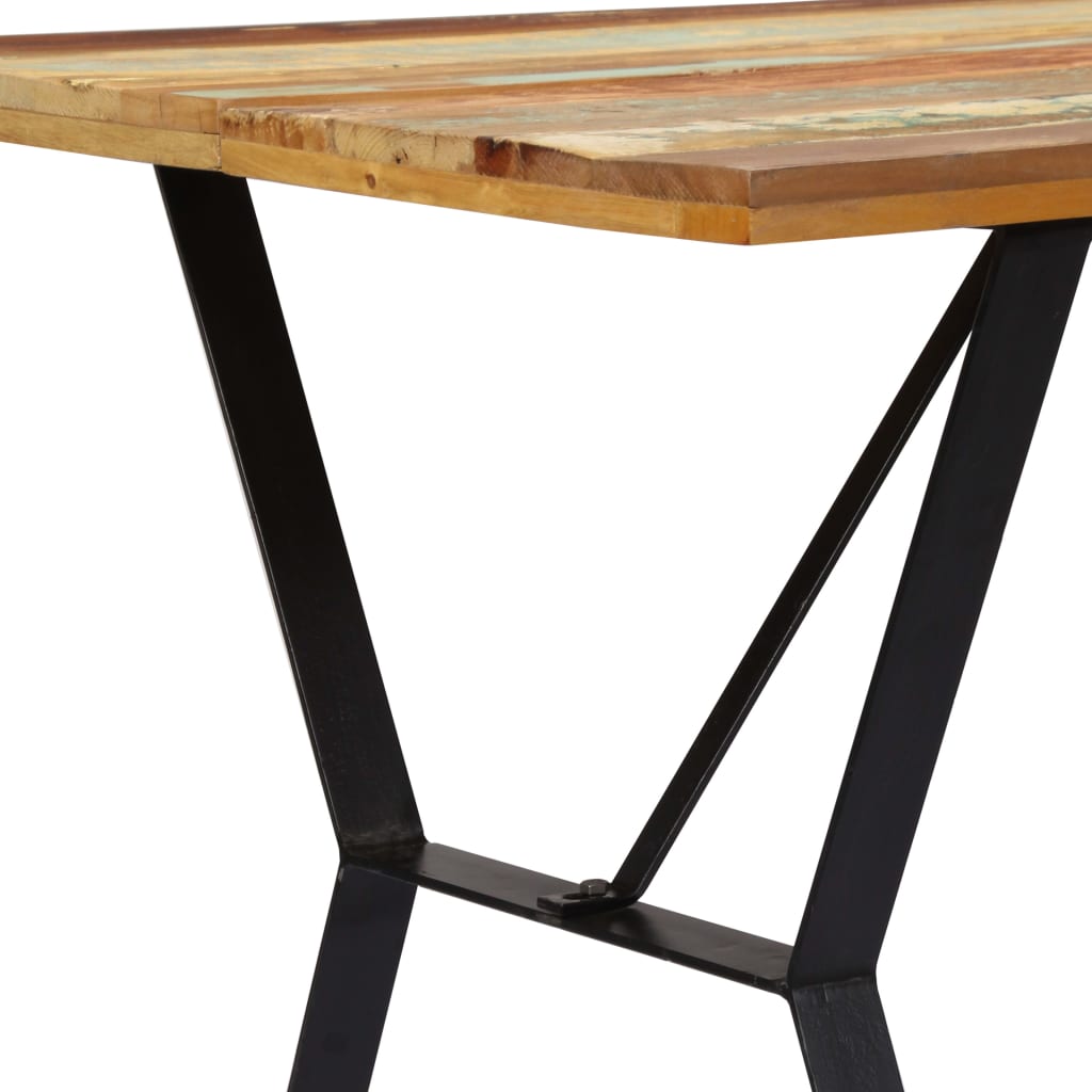 vidaXL Dining Table 55.1"x31.5"x29.9" Solid Reclaimed Wood