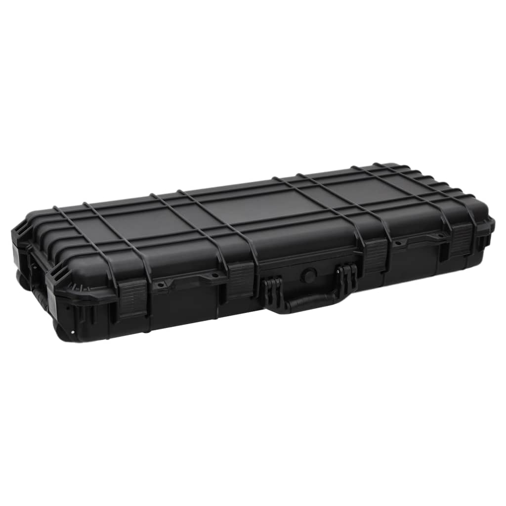 vidaXL Wheeled Flight Case Black 37.8"x16.5"x6.3" PP