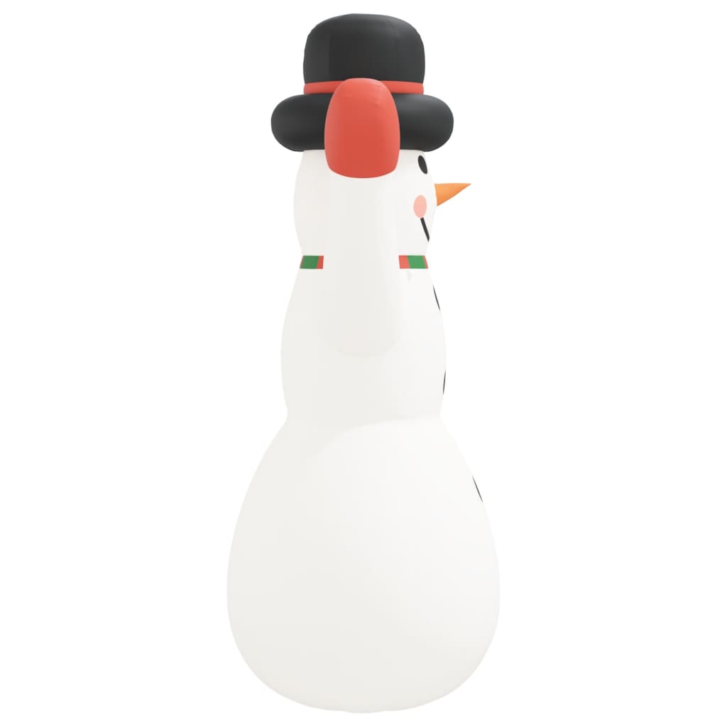 vidaXL Christmas Inflatable Snowman with LEDs 316.9"