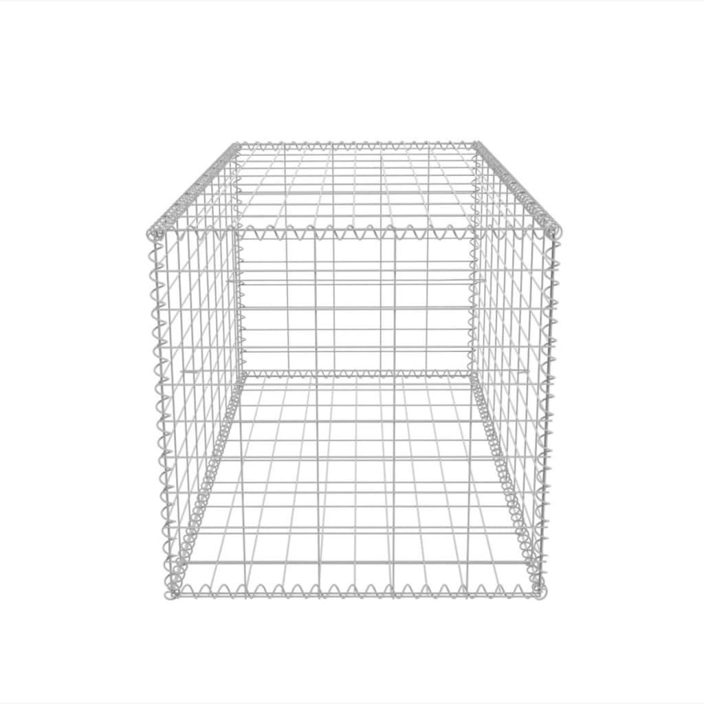 vidaXL Gabion Basket Galvanized Steel 39.4"x19.7"x19.7"