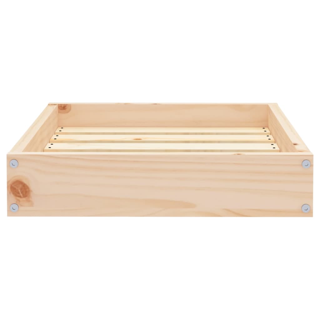 vidaXL Dog Bed 20.3"x17.3"x3.5" Solid Wood Pine