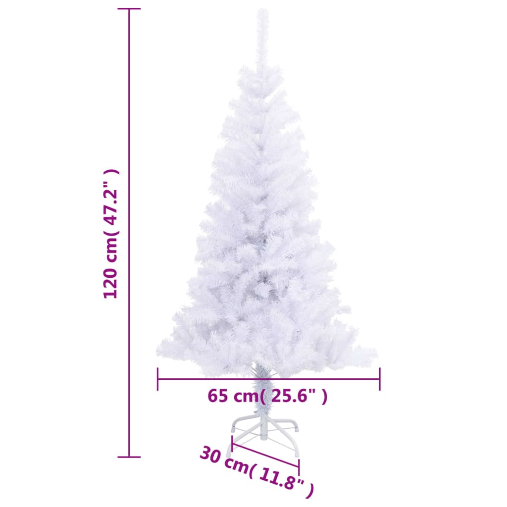 vidaXL Artificial Christmas Tree with Stand 4 ft 230 Branches