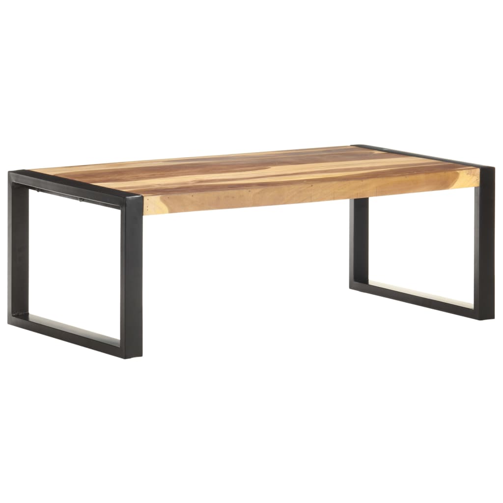 vidaXL Coffee Table 43.3"x23.6"x15.7" Solid Wood