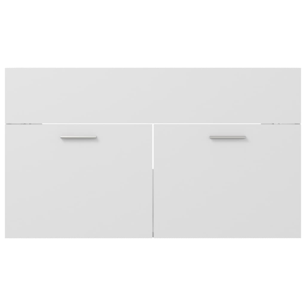 salto Vel gaan beslissen vidaXL Sink Cabinet White 31.5"x15.2"x18.1" Engineered Wood | vidaXL.com