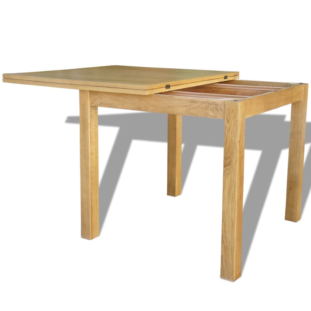 vidaXL Extendable Table Oak 67"x33.5"x29.5"