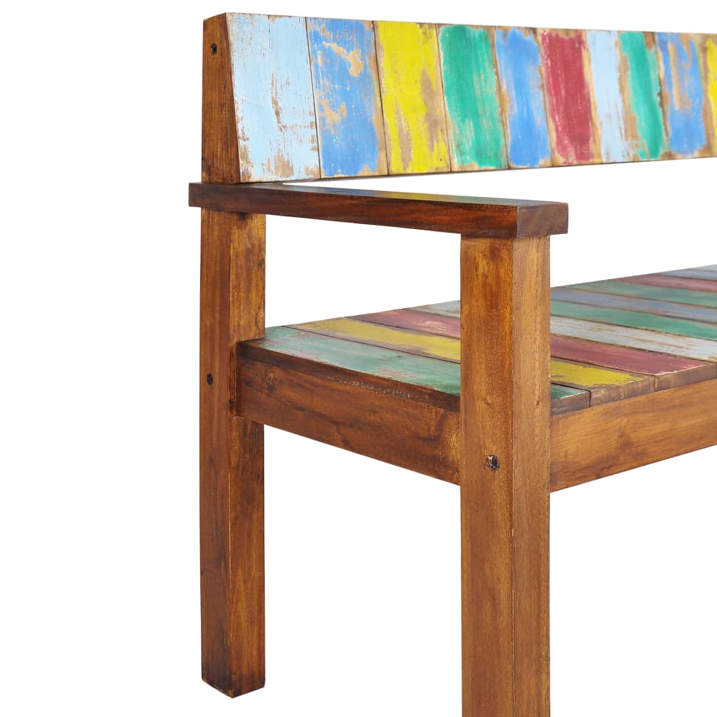 vidaXL Bench 45.3" Solid Reclaimed Wood