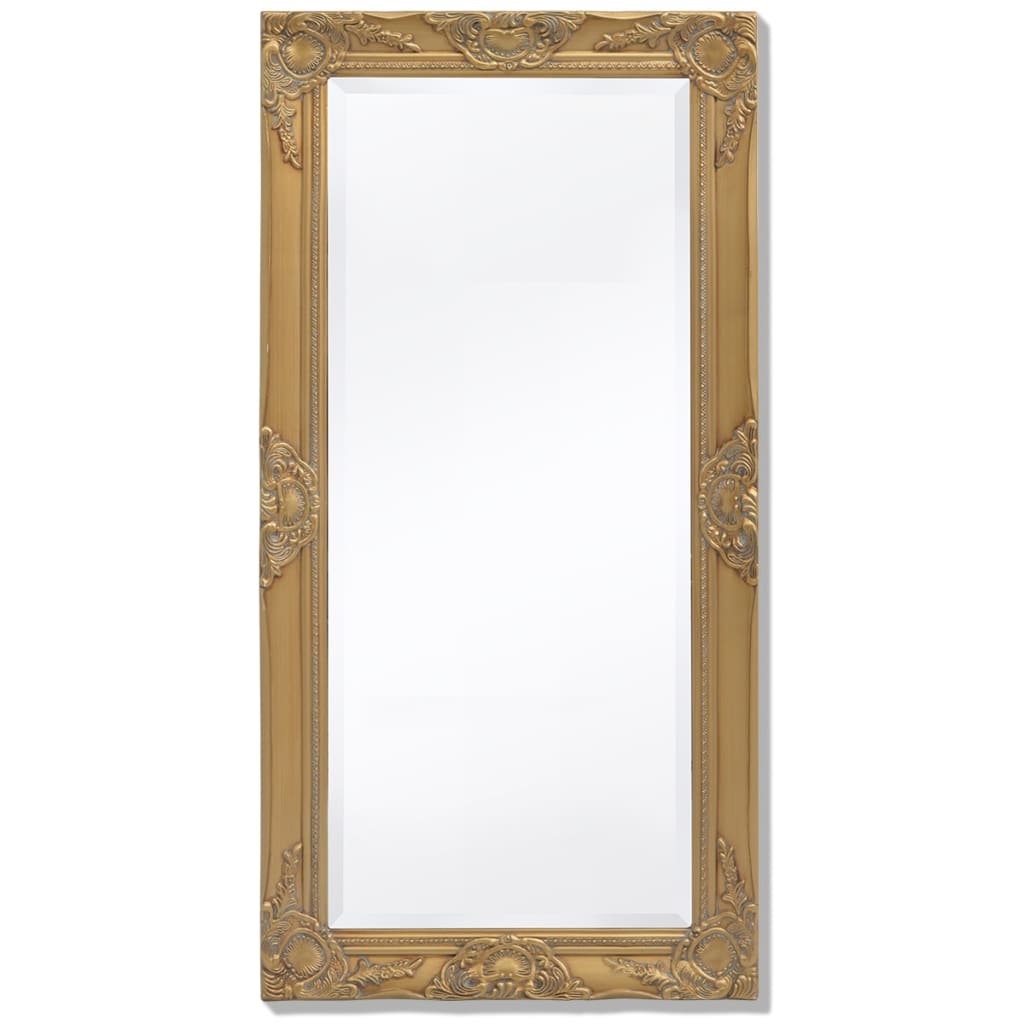 vidaXL Wall Mirror Baroque Style 39.4"x19.7" Gold