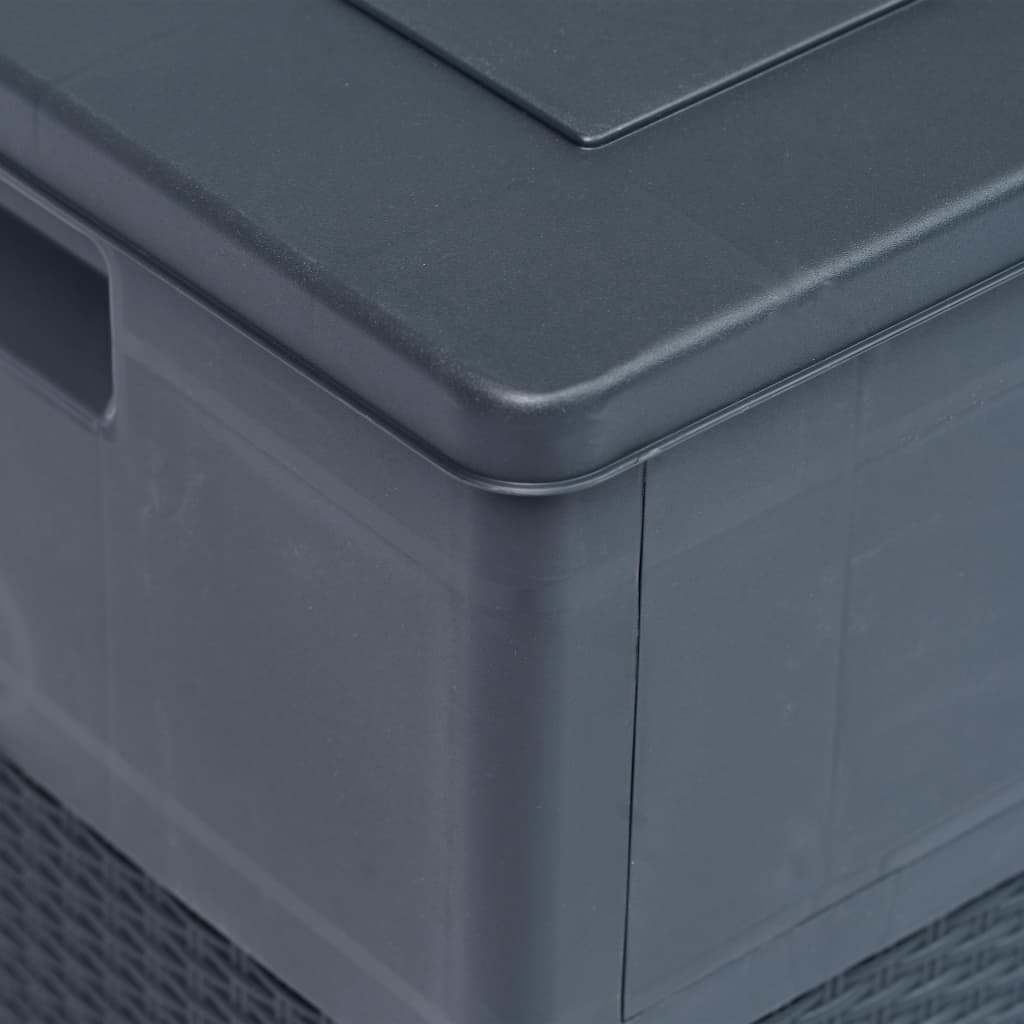 vidaXL Patio Storage Box 84.5 gal Anthracite