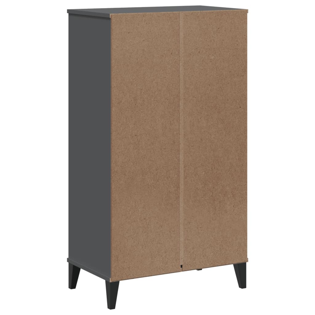 vidaXL Shoe Cabinet VIKEN Anthracite Gray Engineered Wood