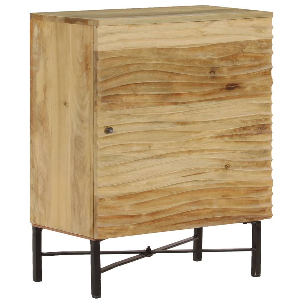 vidaXL Sideboard Solid Mango Wood 23.6"x13.8"x29.5"