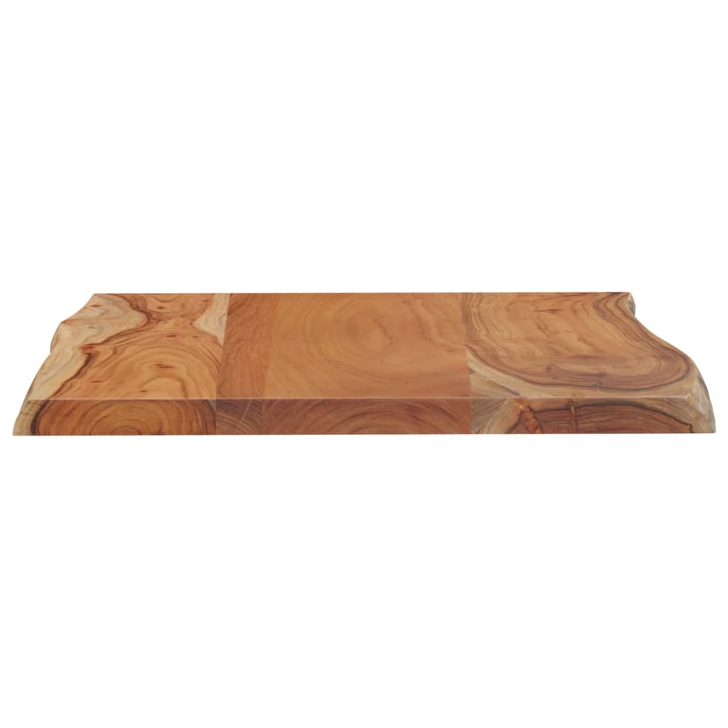 vidaXL Table Top 31.5"x23.6"x1" Rectangular Solid Wood Acacia Live Edge