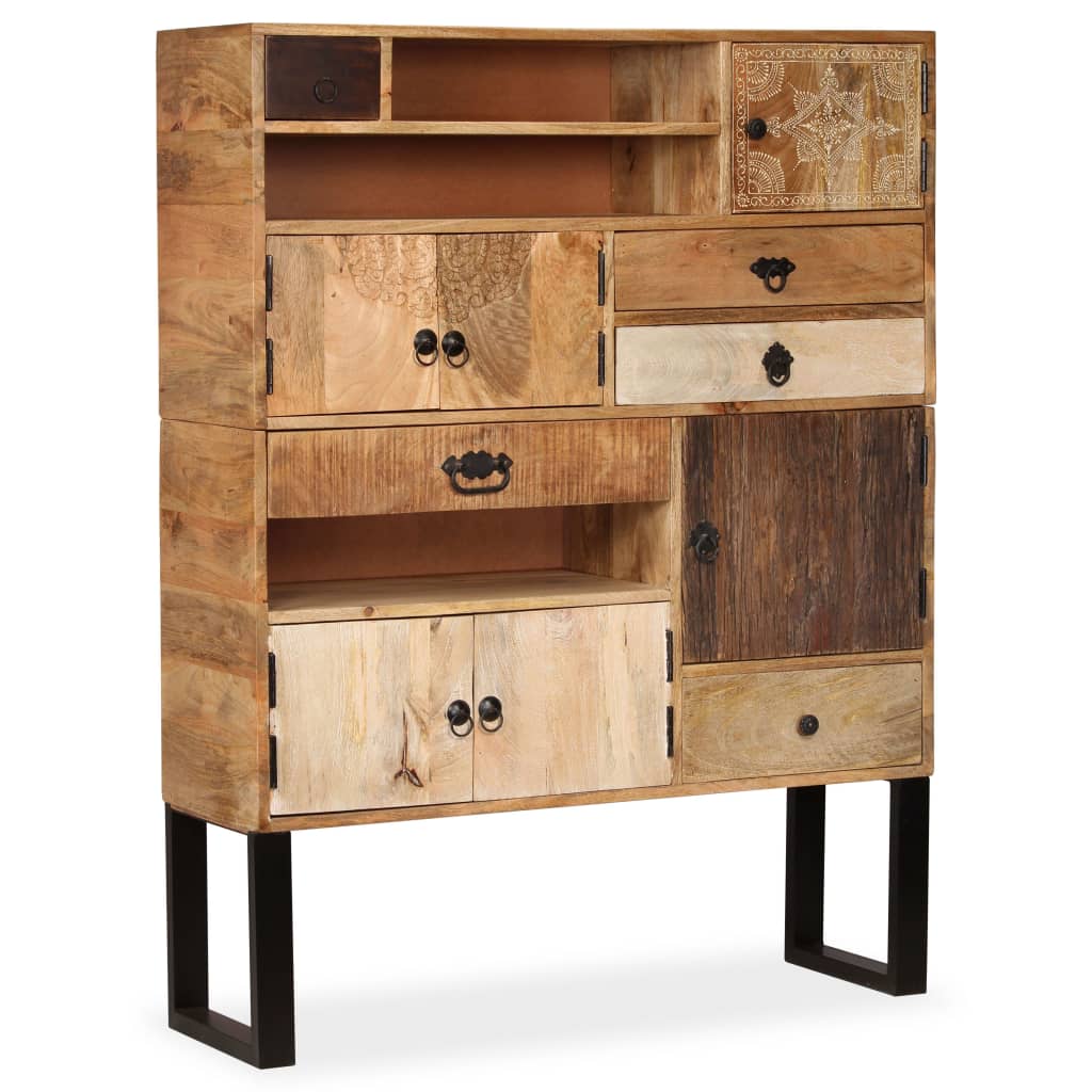 vidaXL Sideboard Solid Mango Wood 39.4"x11.8"x51.2"